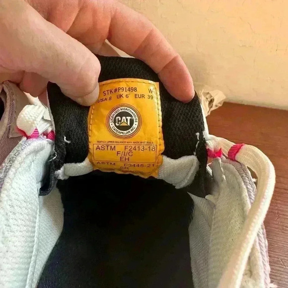 CAT Women's Streamline Runner CCT Original Work Shoe Size 8 Composite Toe EUC - Picture 11 of 13